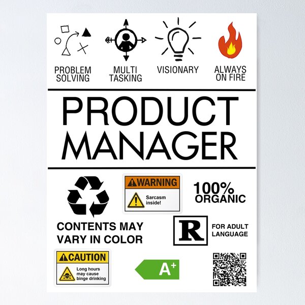 Artikel-Vorschau von Product Manager, designt und verkauft von mrf2thed.