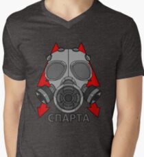 Metro Gasmask (Sparta) Men's V-Neck T-Shirt