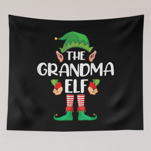 Item preview, Grandma Elf Group Matching Family Christmas Party Pajama  designed and sold by charalphe.