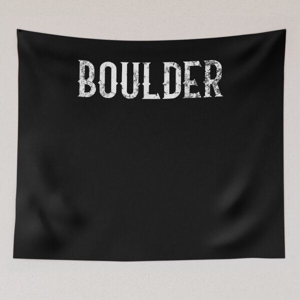Item preview, Boulder Vintage White Script Apparel  designed and sold by charalphe.