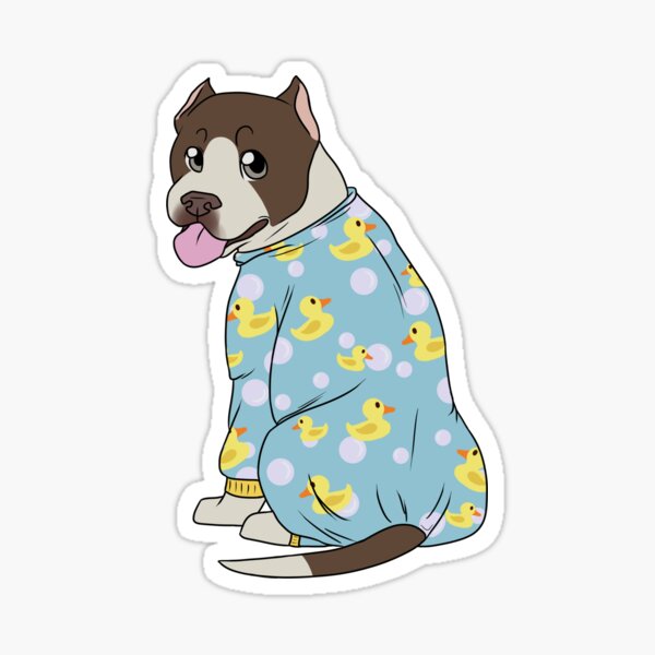 Item preview, Pittie in Pjs designed and sold by WindyFizz.