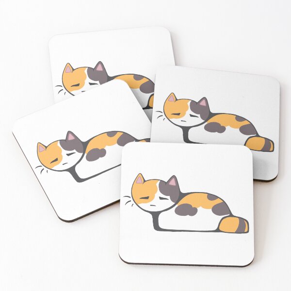 Item preview, Sleepy Calico Cat designed and sold by Zykonna.