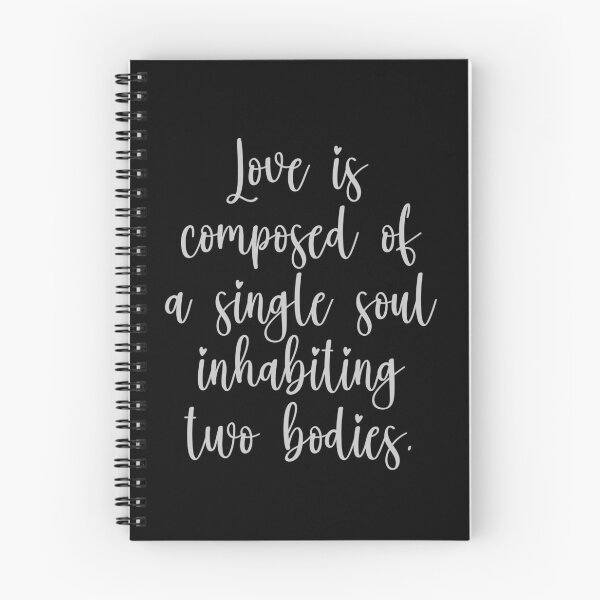 Item preview, Love Is Composed Of A Single Soul Inhabiting Two Bodies - Aristotle Quotes - Silver designed and sold by PhiloJourney.