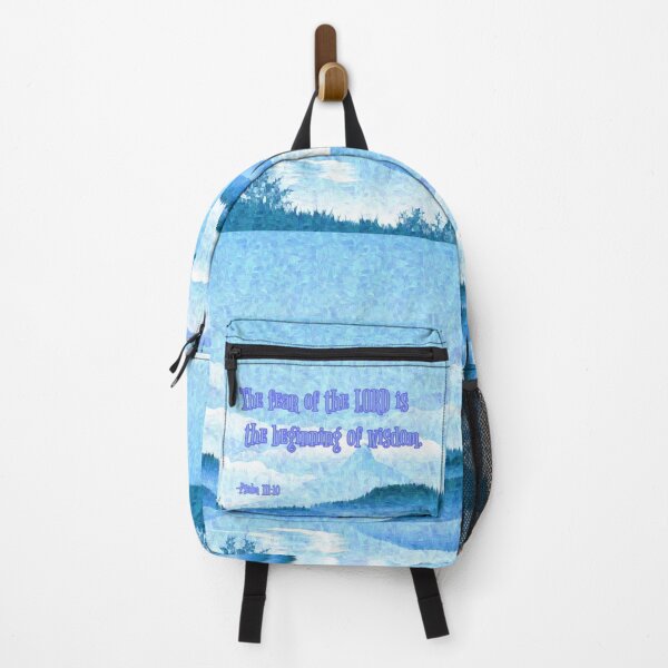 Item preview, The Fear of the LORD is the Beginning of Wisdom; Impressionist Mountains Art designed and sold by iASunshine.