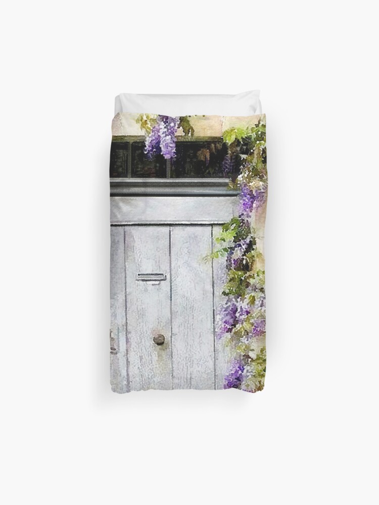 Wisteria Cottage Duvet Cover By Chezlorraines Redbubble
