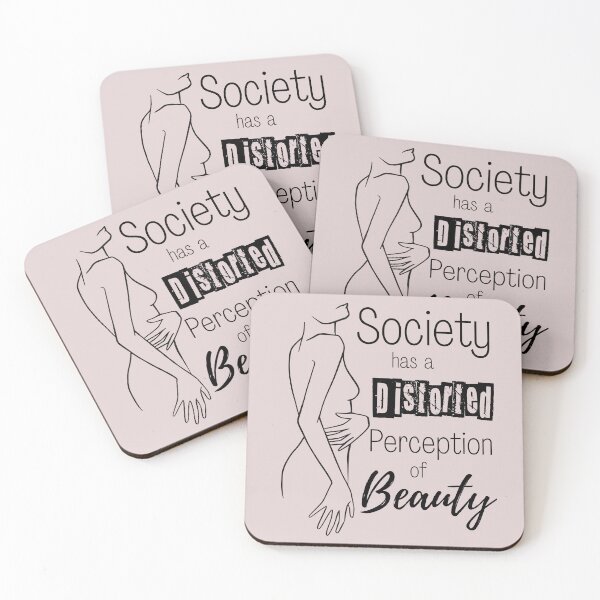 Item preview, Society has a Distorted Perception of Beauty - Body Positivity designed and sold by LoveSeasonz.