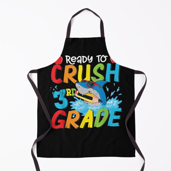 Item preview, Ready To Crush 3rd Grade Funny Shark Boys Back To School  designed and sold by charalphe.