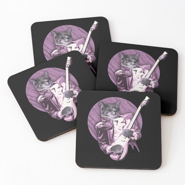Item preview, Badass Kitty Rocker Classic designed and sold by RachbzHuelytx.