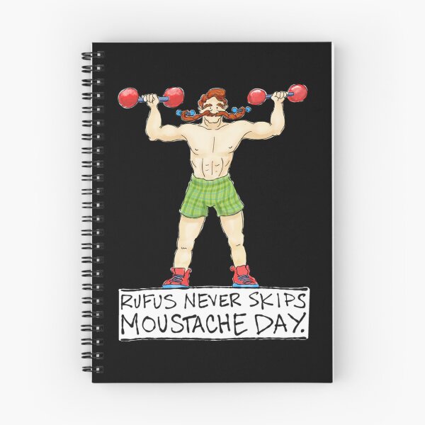 Item preview, Rufus Never Skips Moustache Day Classic T-Shirt designed and sold by avickieww80.
