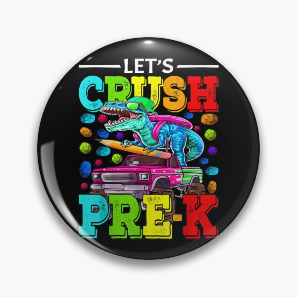 Item preview, Let's Crush Pre K Monster Truck Dinosaur Boys Kids  designed and sold by charalphe.