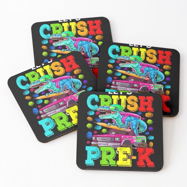Item preview, Let's Crush Pre K Monster Truck Dinosaur Boys Kids  designed and sold by charalphe.