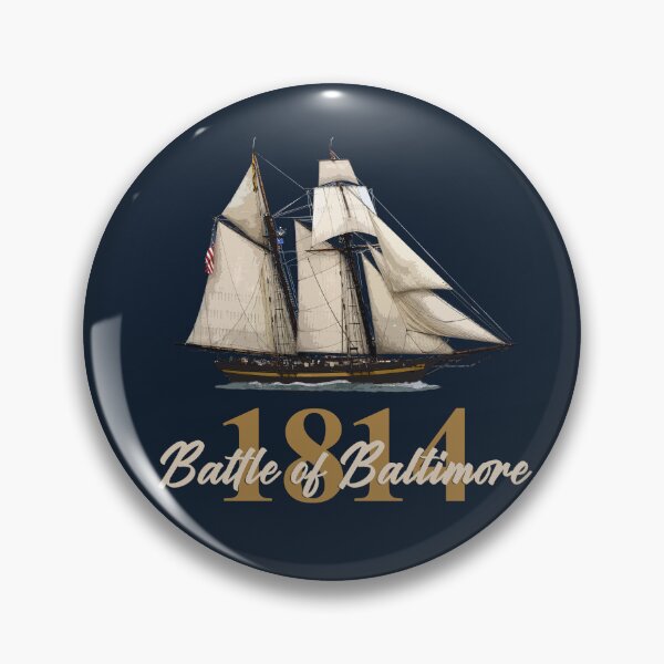 Item preview, VINTAGE SAILBOAT, SCHOONER, NAVAL VESSEL, BOAT, WAR OF 1812, BATTLE OF BALTIMORE, HISTORY, SAILORS  designed and sold by classic car craze.