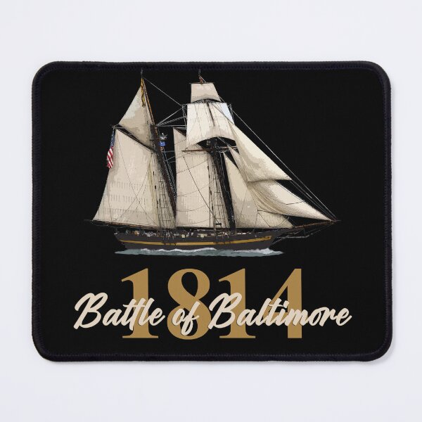 Item preview, VINTAGE SAILBOAT, SCHOONER, NAVAL VESSEL, BOAT, WAR OF 1812, BATTLE OF BALTIMORE, HISTORY, SAILORS designed and sold by classic car craze.