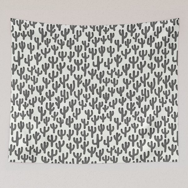 Item preview, Watercolour Cactus Pattern - Black designed and sold by Artberry.
