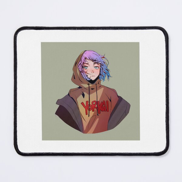 Item preview, anime girl with hoodie designed and sold by yorkai.