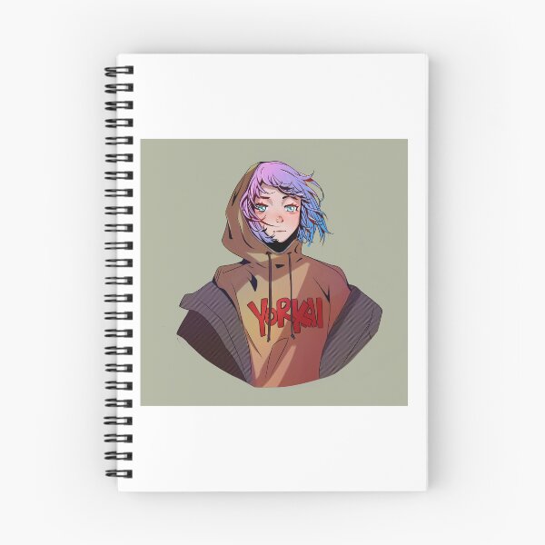Item preview, anime girl with hoodie designed and sold by yorkai.