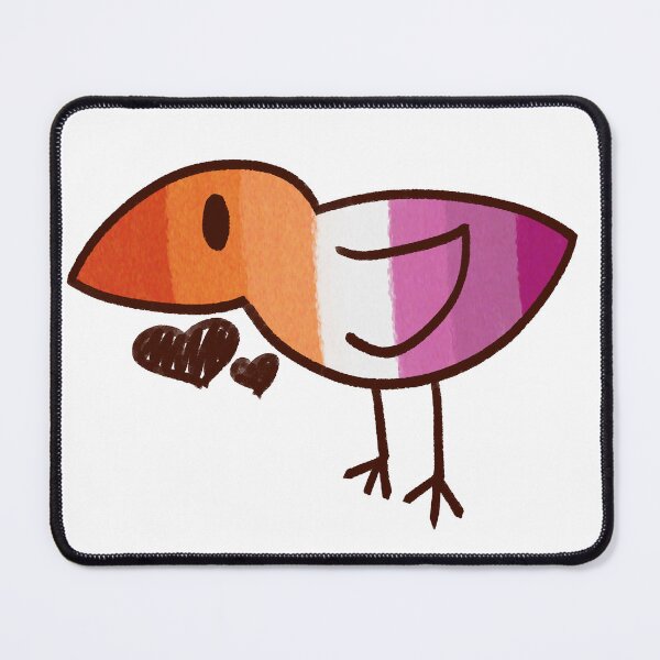 Item preview, Sunset Lesbian Lil Duckie designed and sold by luvly-bejeweled-pigeon.