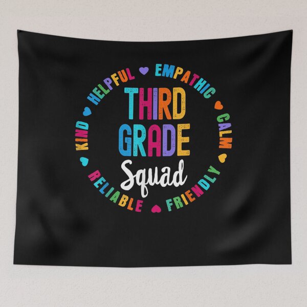 Item preview, Team 3rd Third Grade Squad Students Teacher Back To School  designed and sold by charalphe.