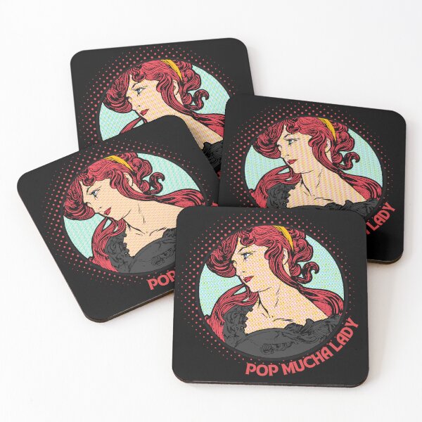 Item preview, Mucha Inspired Pop Lady v2 designed and sold by lucyshome.