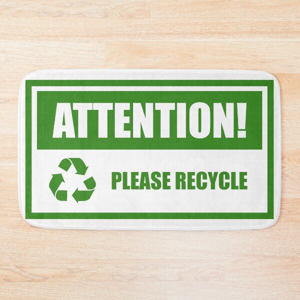 Item preview, Attention Please Recycle designed and sold by Corbitron.