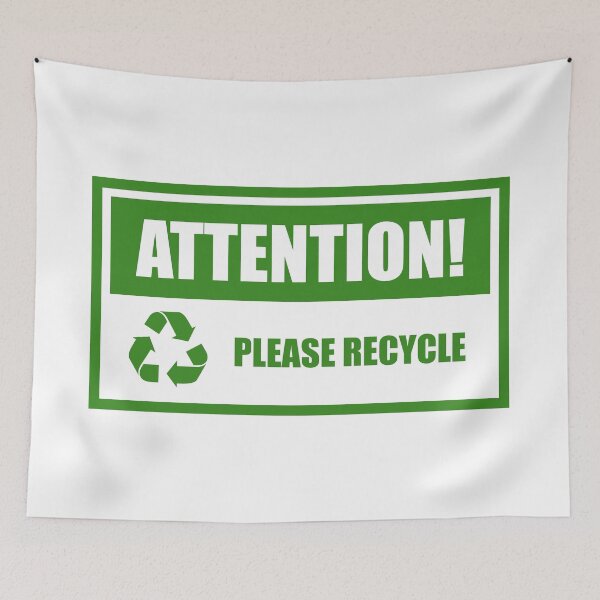 Item preview, Attention Please Recycle designed and sold by Corbitron.