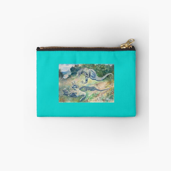 Item preview, Leaping Laelaps by Charles R. Knight - Dinosaur painting   designed and sold by DigitalArts365.