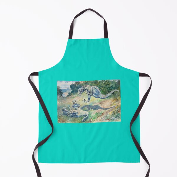 Item preview, Leaping Laelaps by Charles R. Knight - Dinosaur painting   designed and sold by DigitalArts365.