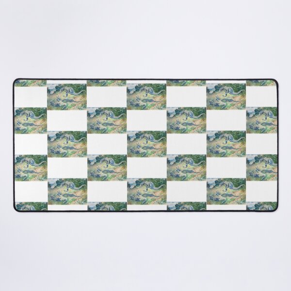Item preview, Leaping Laelaps by Charles R. Knight - Dinosaur painting   designed and sold by DigitalArts365.