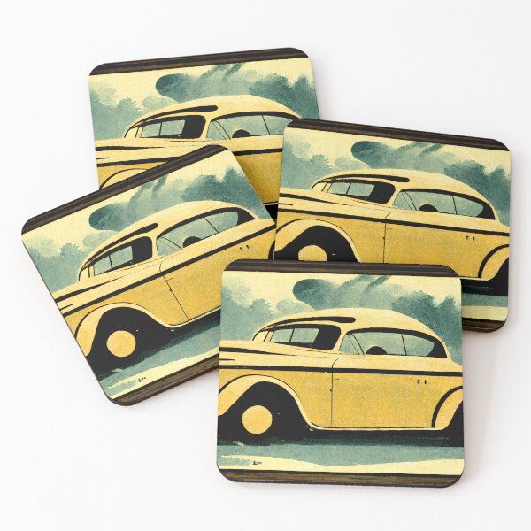 Item preview, Old Yellow Car designed and sold by Foodcolored.