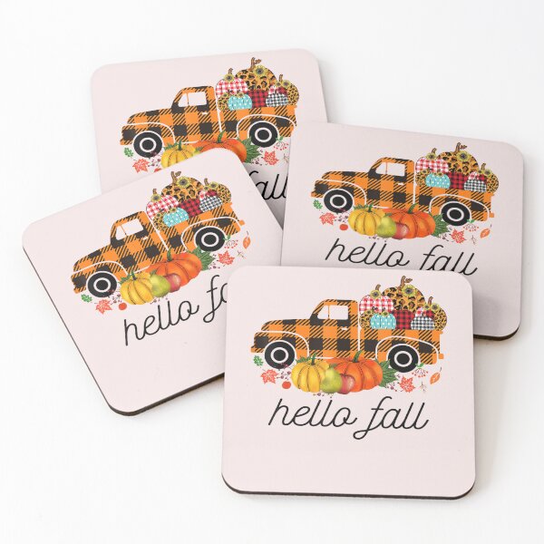 Item preview, Fall Buffalo Truck Leopard Pumpkin Autumn Thanksgiving Day designed and sold by NaomiTankersly.