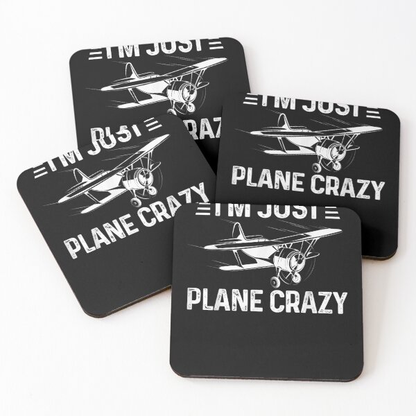 Item preview, Mens Best Aviation Pilot Aviator I'm Just Plane Crazy  designed and sold by charalphe.