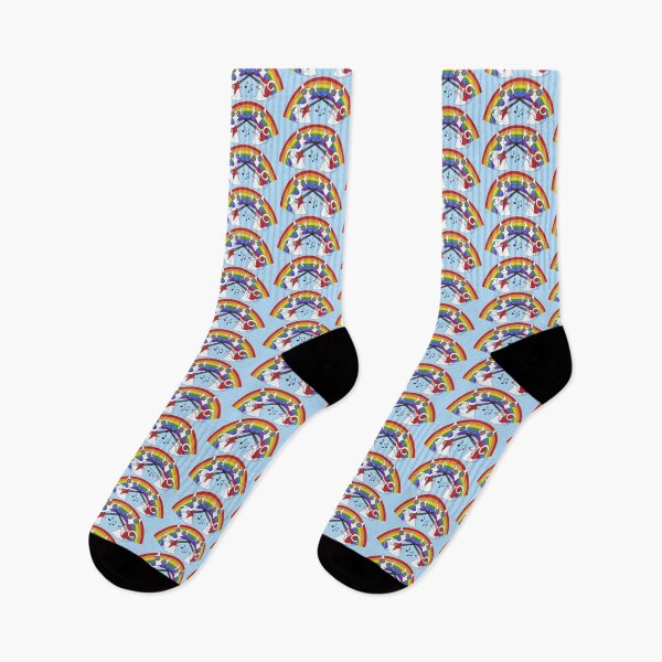 Item preview, Guitarristas Alley Cats in front of Rainbow designed and sold by adbeel.