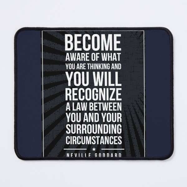 Item preview, Neville Goddard quote Subway style (white text on black) designed and sold by Dpe1974.