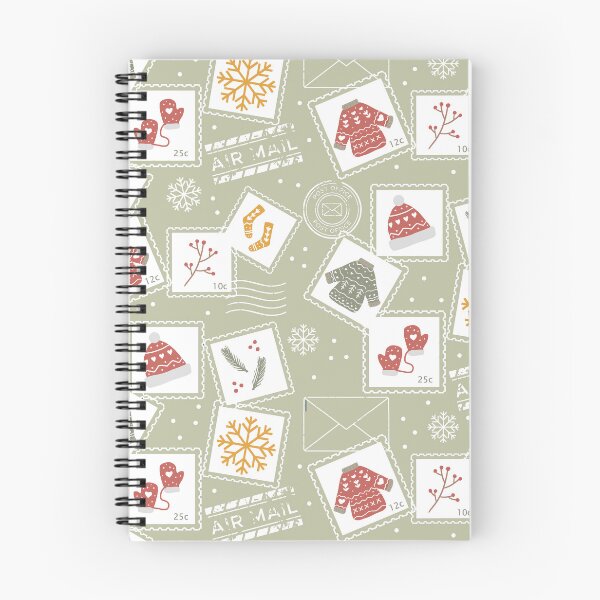 Item preview, Christmas Mail in Muted Green designed and sold by KathrinLegg.