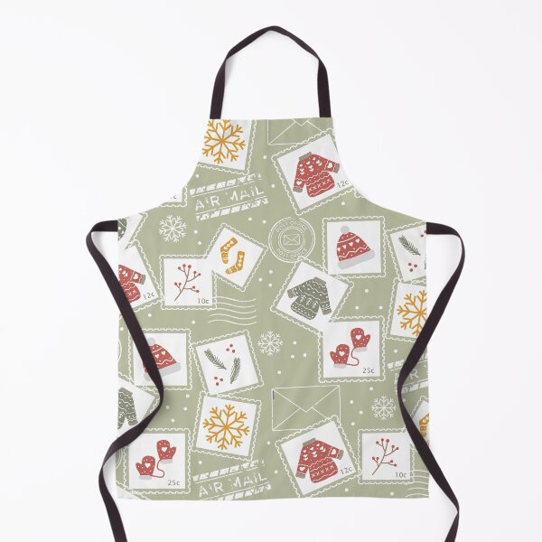 Item preview, Christmas Mail in Muted Green designed and sold by KathrinLegg.