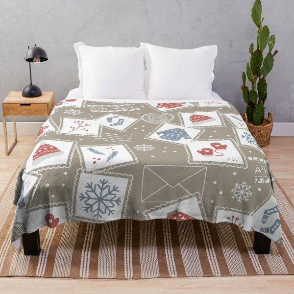 Item preview, Christmas Mail in Dusty designed and sold by KathrinLegg.