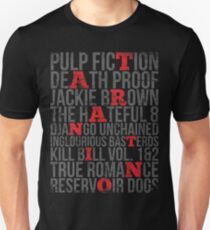 Camiseta ajustada QUENTIN TARANTINO PELÍCULAS VINTAGE GRUNGE STYLE