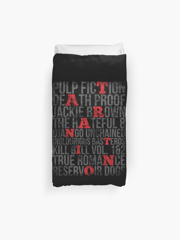 Quentin Tarantino Movies Vintage Grunge Style Duvet Cover By