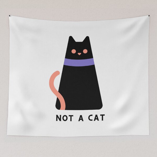 Item preview, black cat orange tail designed and sold by CreativeDelco.