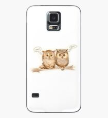 Funny owl Hülle & Klebefolie für Samsung Galaxy