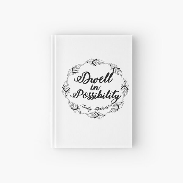 Item preview, Dwell in Possibilty, Emily Dickinson Inspirational Quote designed and sold by BookeryBoutique.