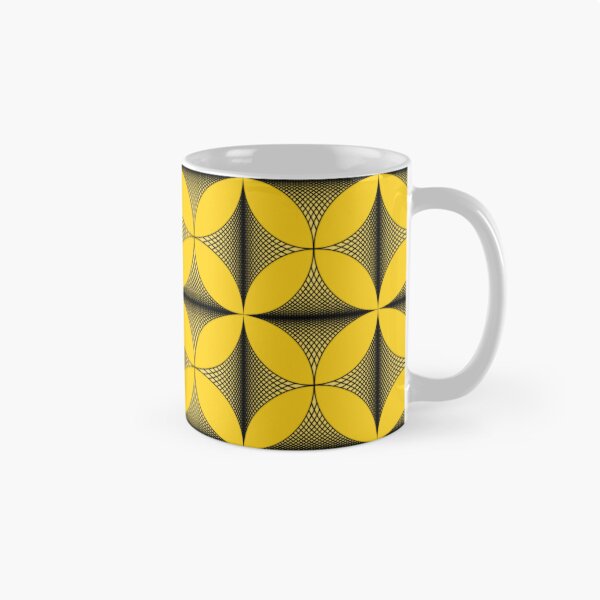 Aperçu de l'œuvre Quadrillage Jaune créée et vendue par AlfabetDesign.