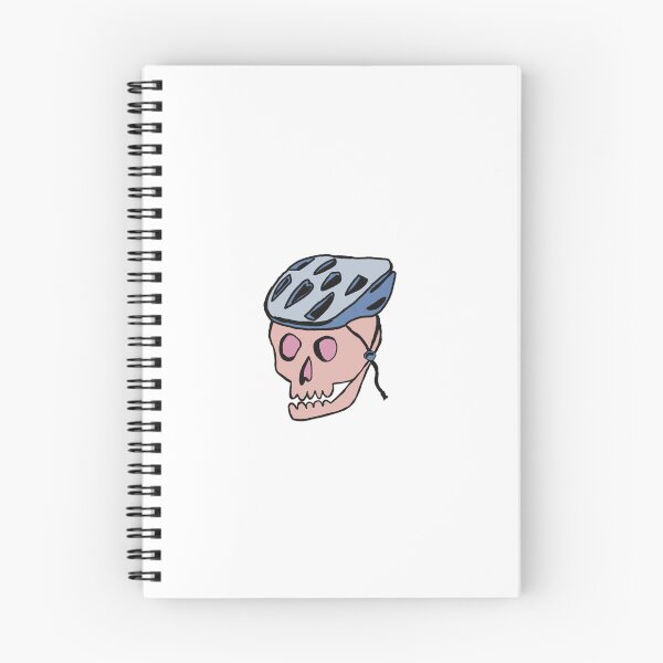 Item preview, Skull with bike helmet designed and sold by homesickcowboi.