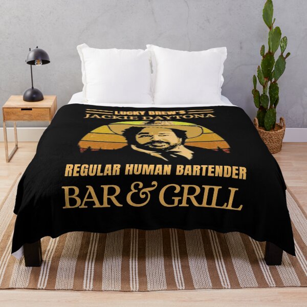 Item preview, Lucky Brews Jackie Daytona Regular Human Bartender Bar And Grill Vintage Retro designed and sold by NadyaGarcia.