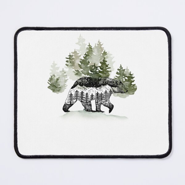 Item preview, forest bear designed and sold by RiVeTILL.