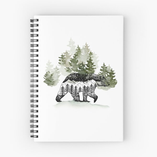 Item preview, forest bear designed and sold by RiVeTILL.