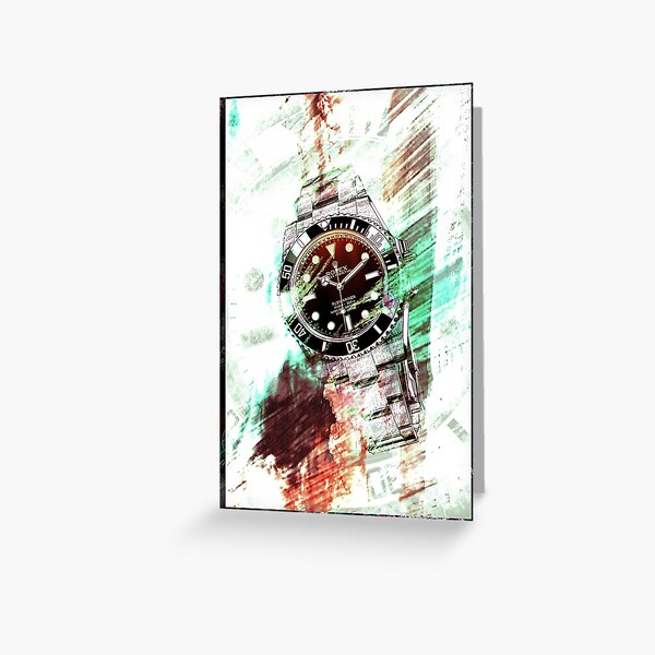 Rolex Submariner Greeting Card