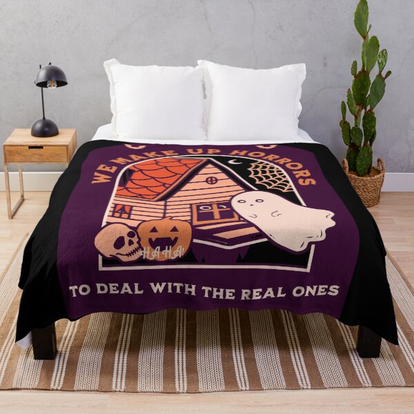 Item preview, WE MAKE UP HORRORS TO DEAL WITH THE REAL ONES-SAGFABULOUS designed and sold by SagFabulous.