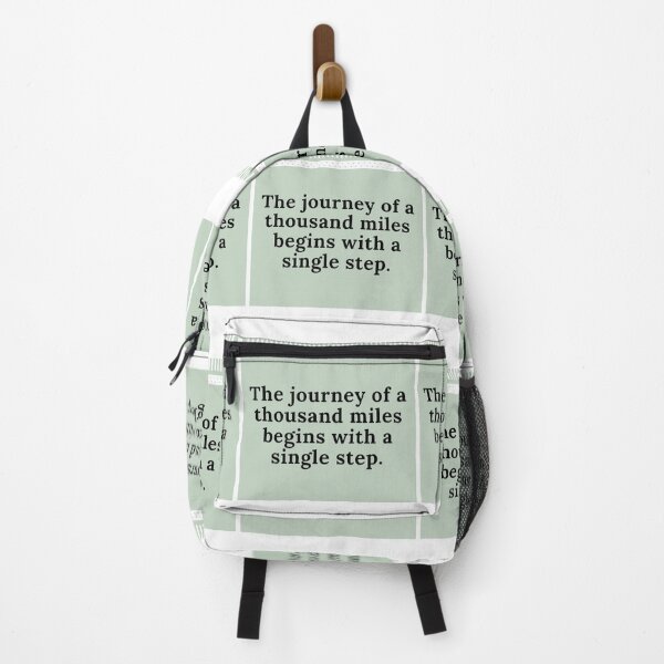 Item preview, the journey of a thousand miles begins with a single step designed and sold by Pride-Casuals.