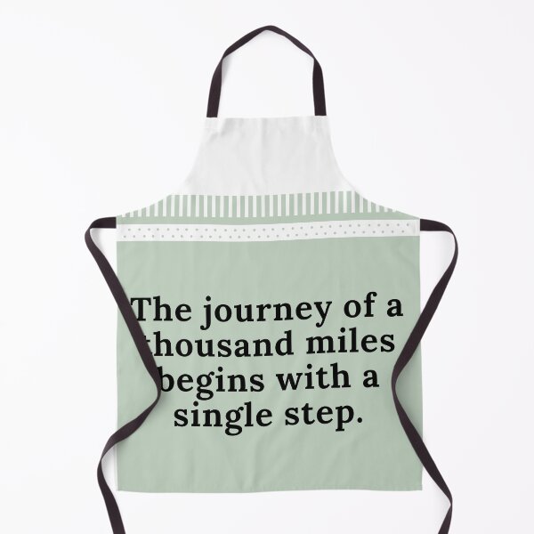 Item preview, the journey of a thousand miles begins with a single step designed and sold by Pride-Casuals.